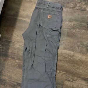 Carhartt Men's Charcoal Work Pants
